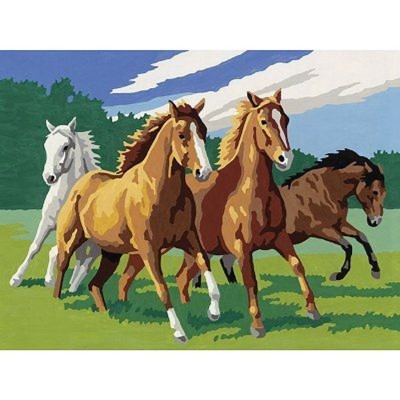 Numéro d'art - grand classique - chevaux sauvages - rav28382  Ravensburger    805707